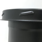 Powder Coating Black Chimney Pipe Diameter 80mm-350mm For Wood Heater